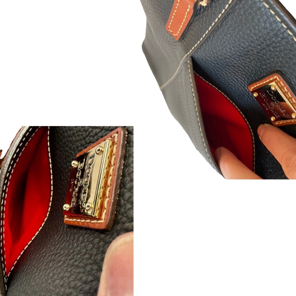 Dooney & Bourke Black and Brown Tote - Picture 11 of 16